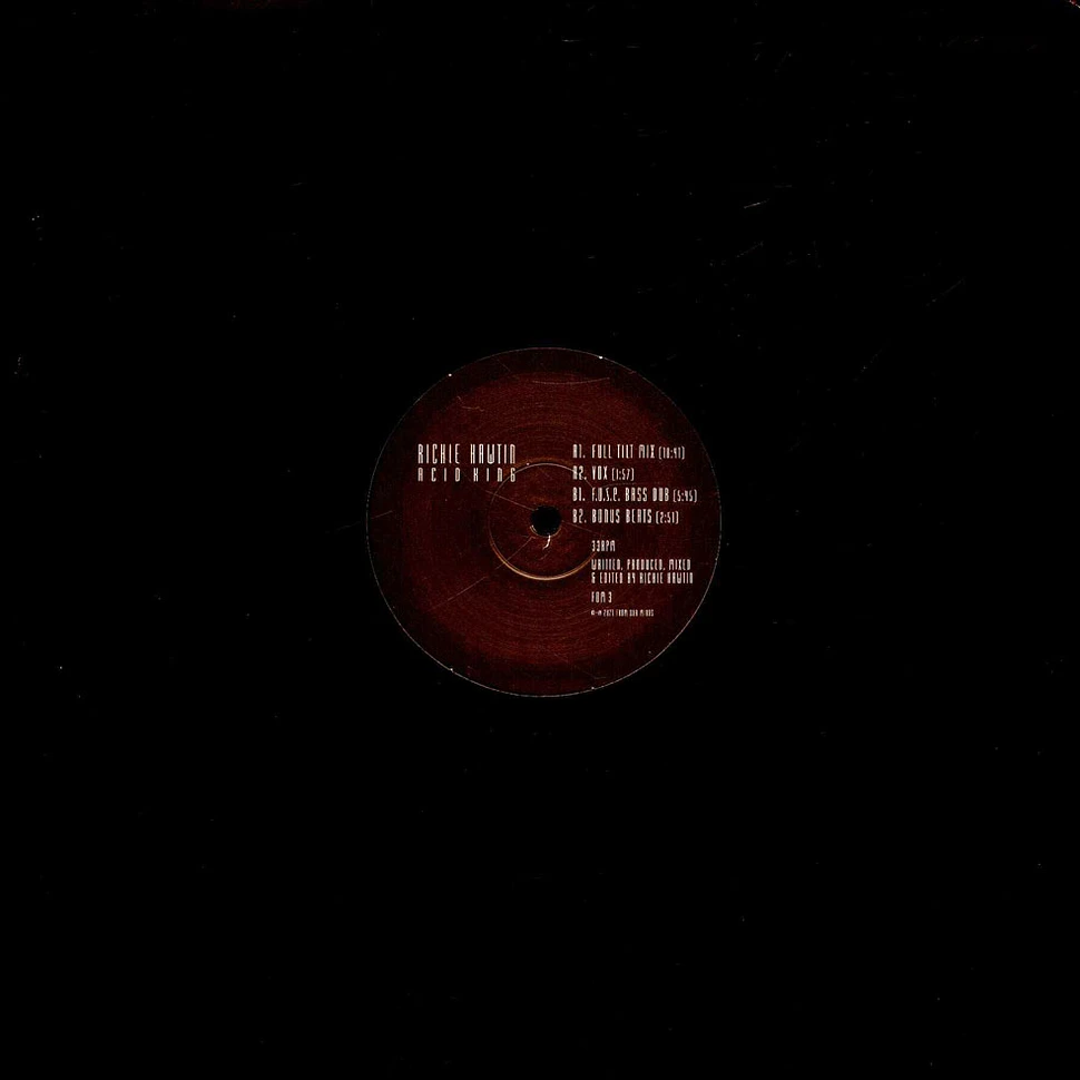 Richie Hawtin - Acid King F.U.S.E. Bass Dub - Vinyl 12
