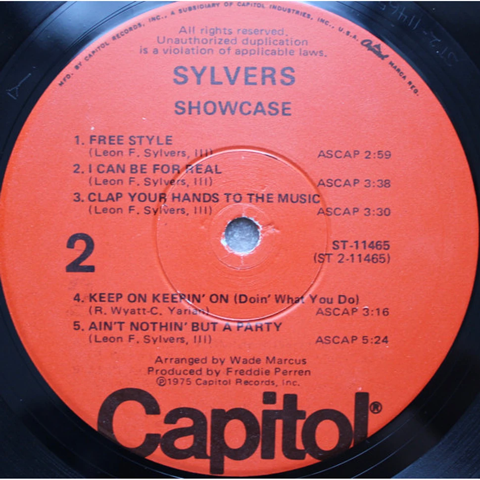 The Sylvers - Showcase