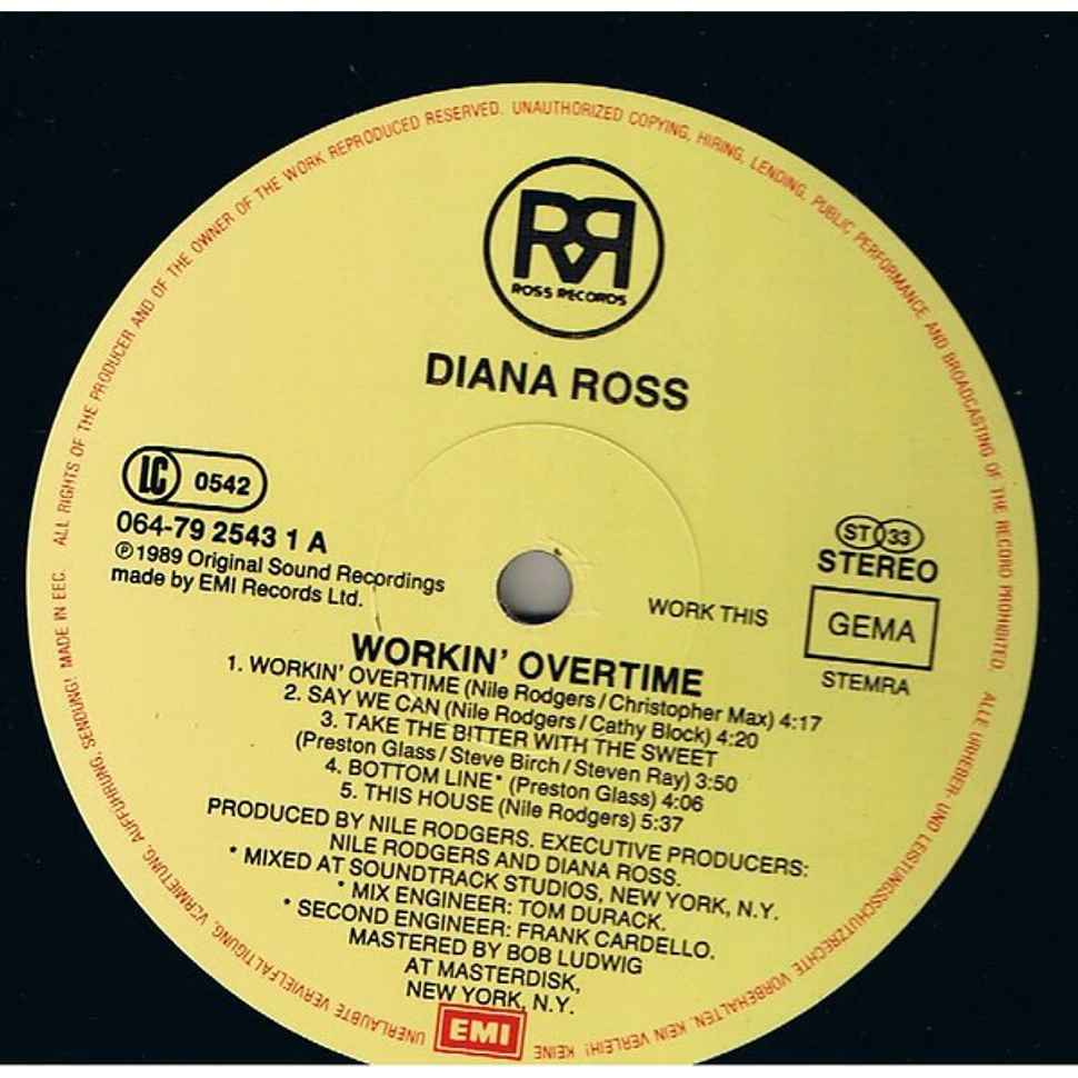 Diana Ross - Workin' Overtime