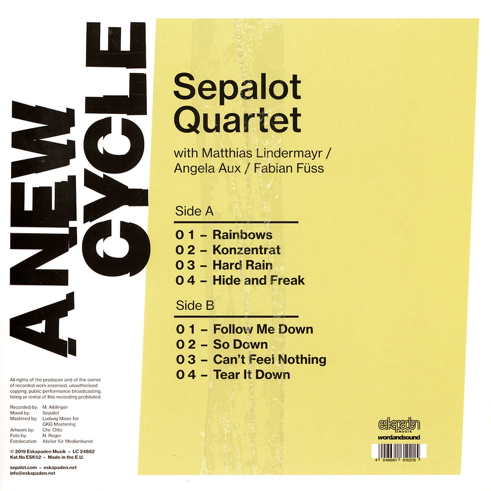 Sepalot Quartet - A New Cycle