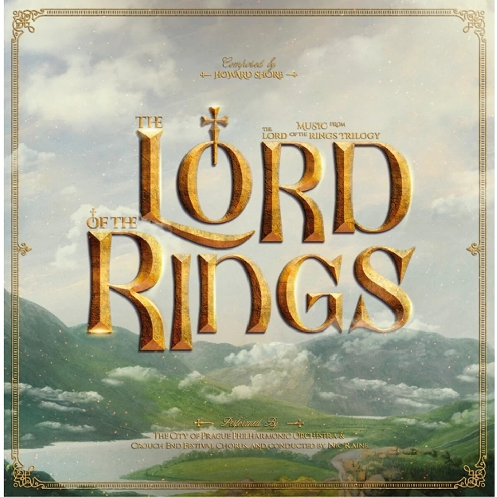 The City Of Prague Philharmonic Orchestra - Music From The Lords Of The Rings Trilogy Clear Vinyl Edition