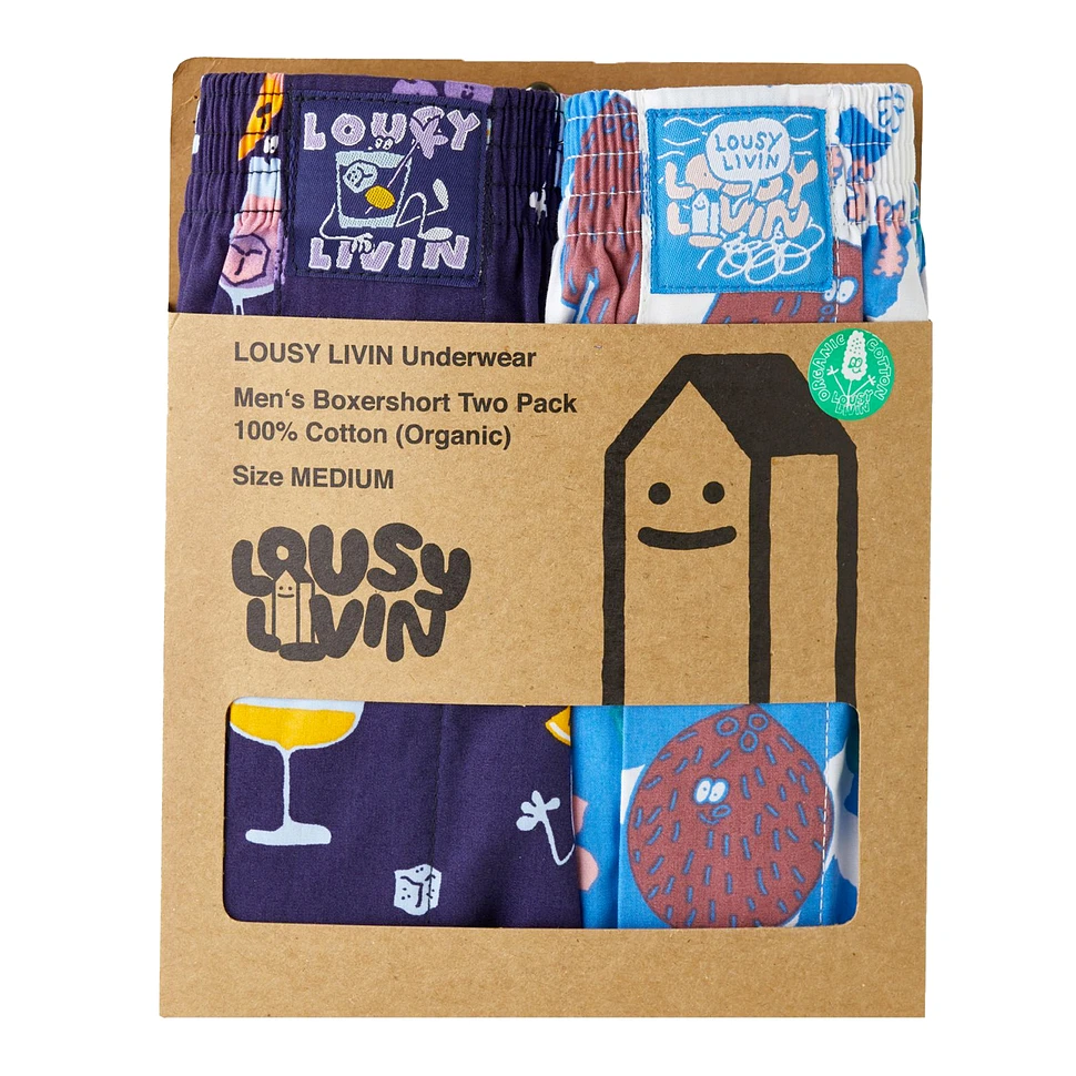 Lousy Livin Underwear - Coconut & Cocktails 2 Pack