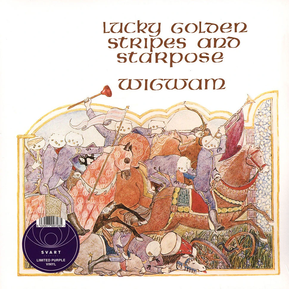 Wigwam - Lucky Golden Stripes And Starpose Transparent Magenta Vinyl Edition