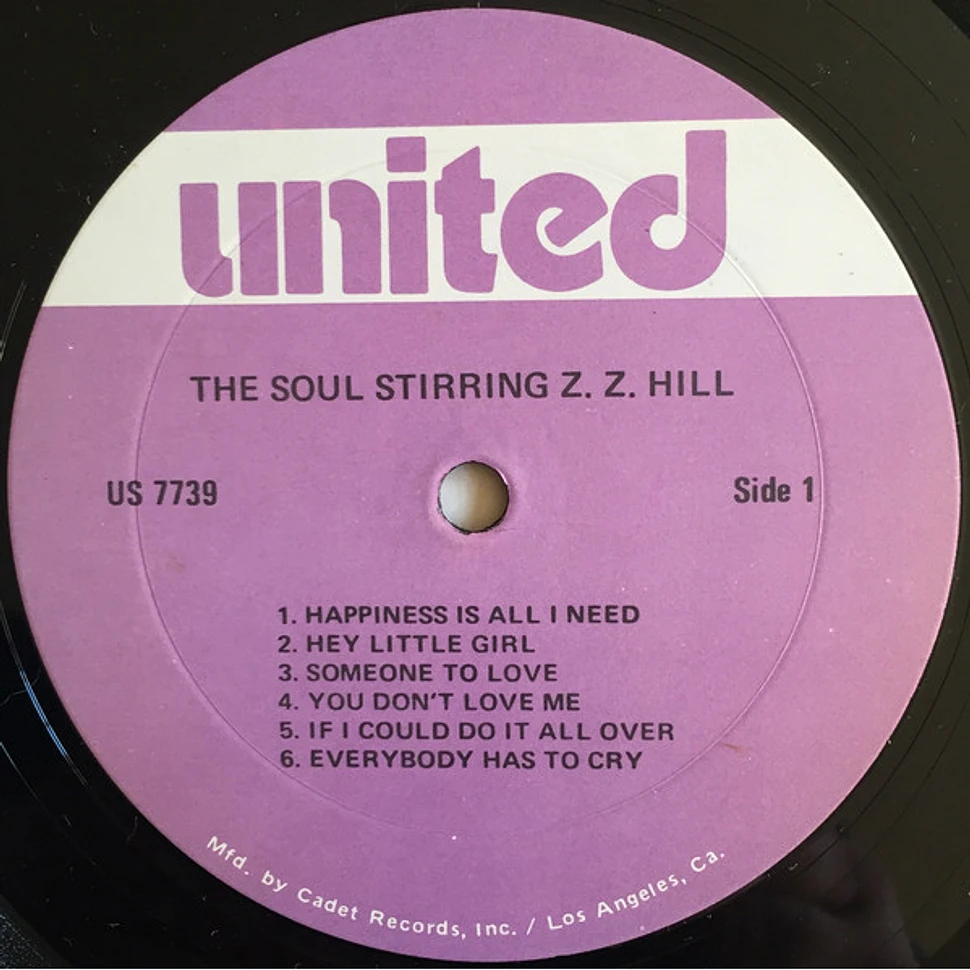 Z.z. Hill - The Soul Stirring Z.z. Hill - Vinyl Lp - Us - Reissue 