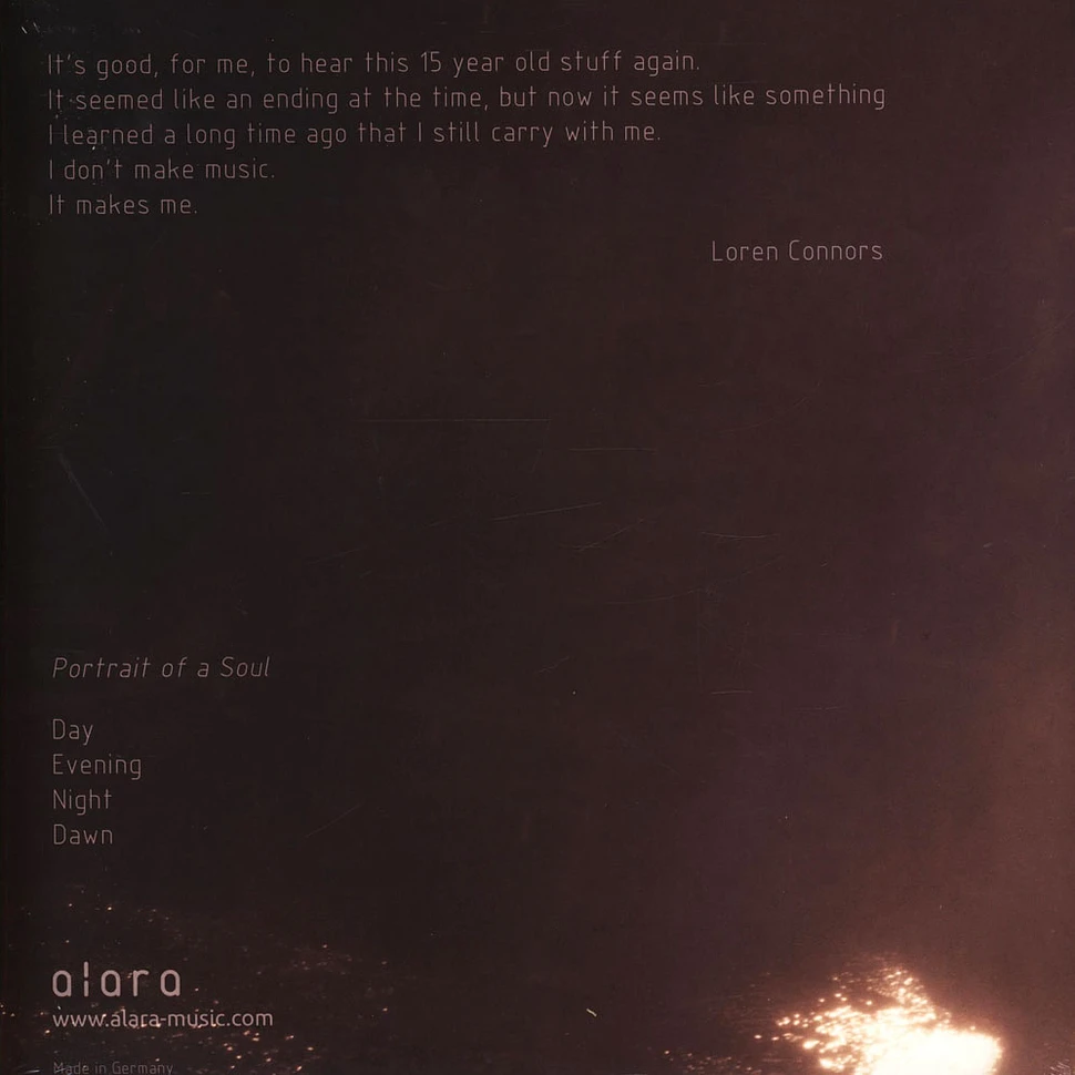 Loren Mazzacane Connors - Portrait Of A Soul