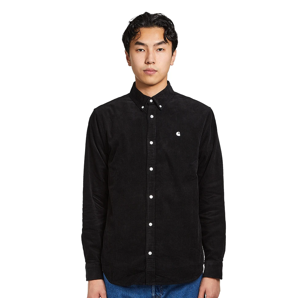 Carhartt WIP - L/S Madison Fine Cord Shirt (Dark Navy / White) | HHV