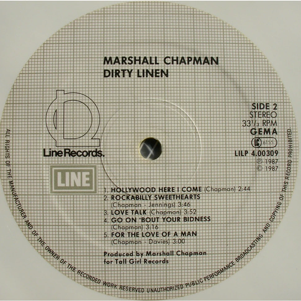 Marshall Chapman - Dirty Linen