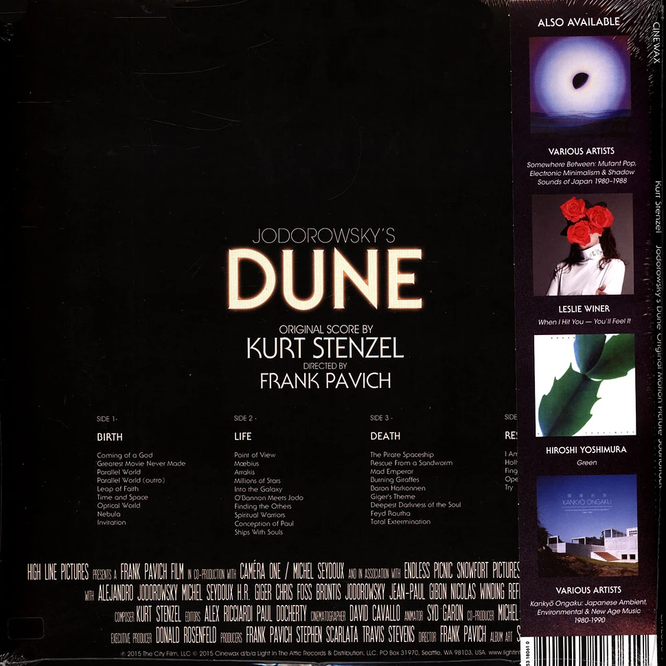 Kurt Stenzel - OST Jodorowsky's Dune Lita 20th Anniversary Clear Vinyl Edition