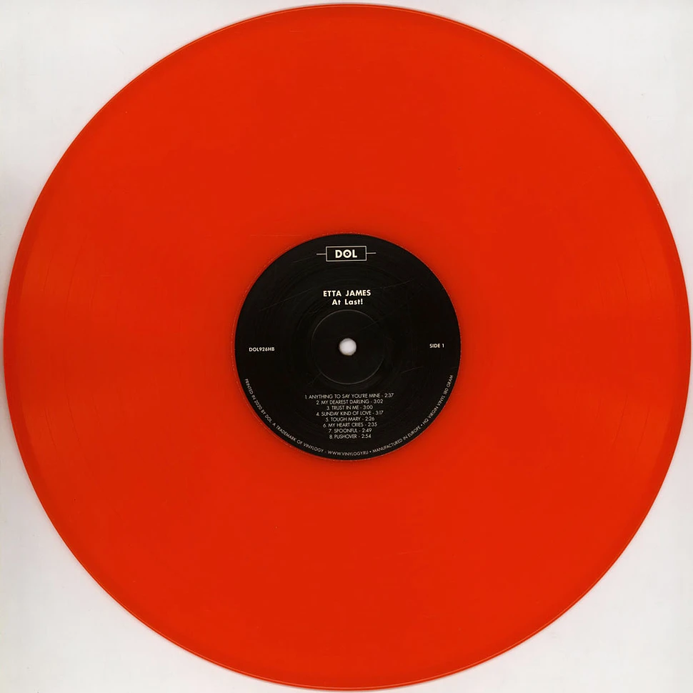 Etta James - At Last! Orange Vinyl Edition