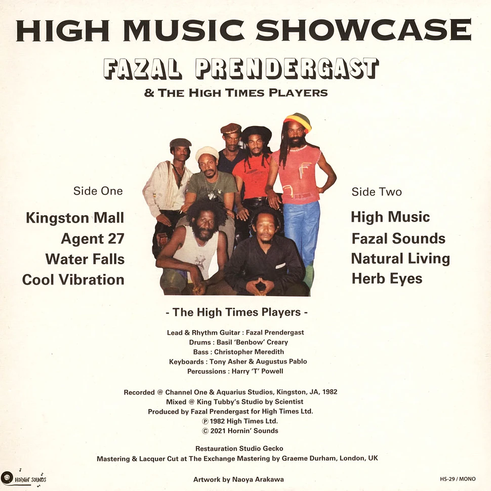 Fazal Prendergast & The High Times Players - High Music Showcase