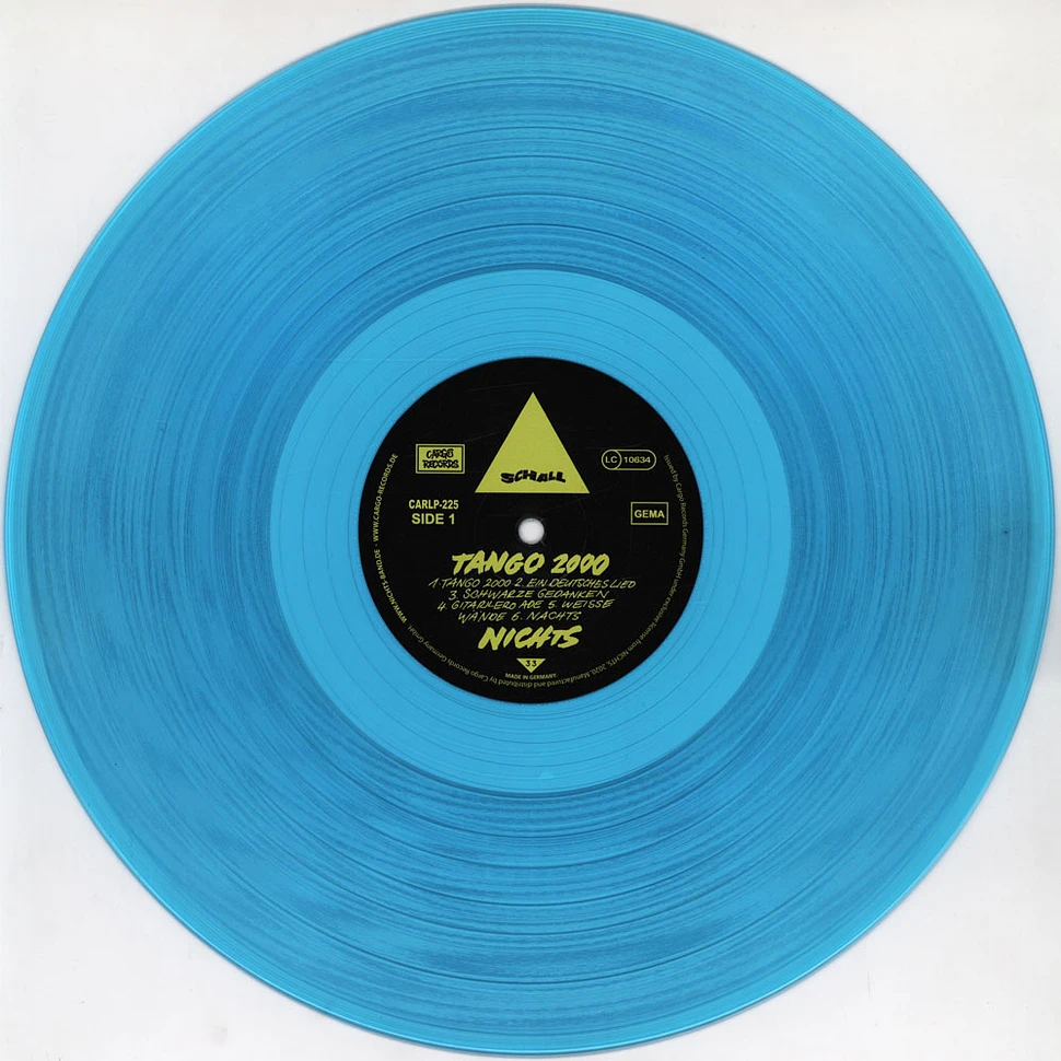 Nichts - Tango 2000 Remastered Deluxe Transparent Blue Vinyl Edition
