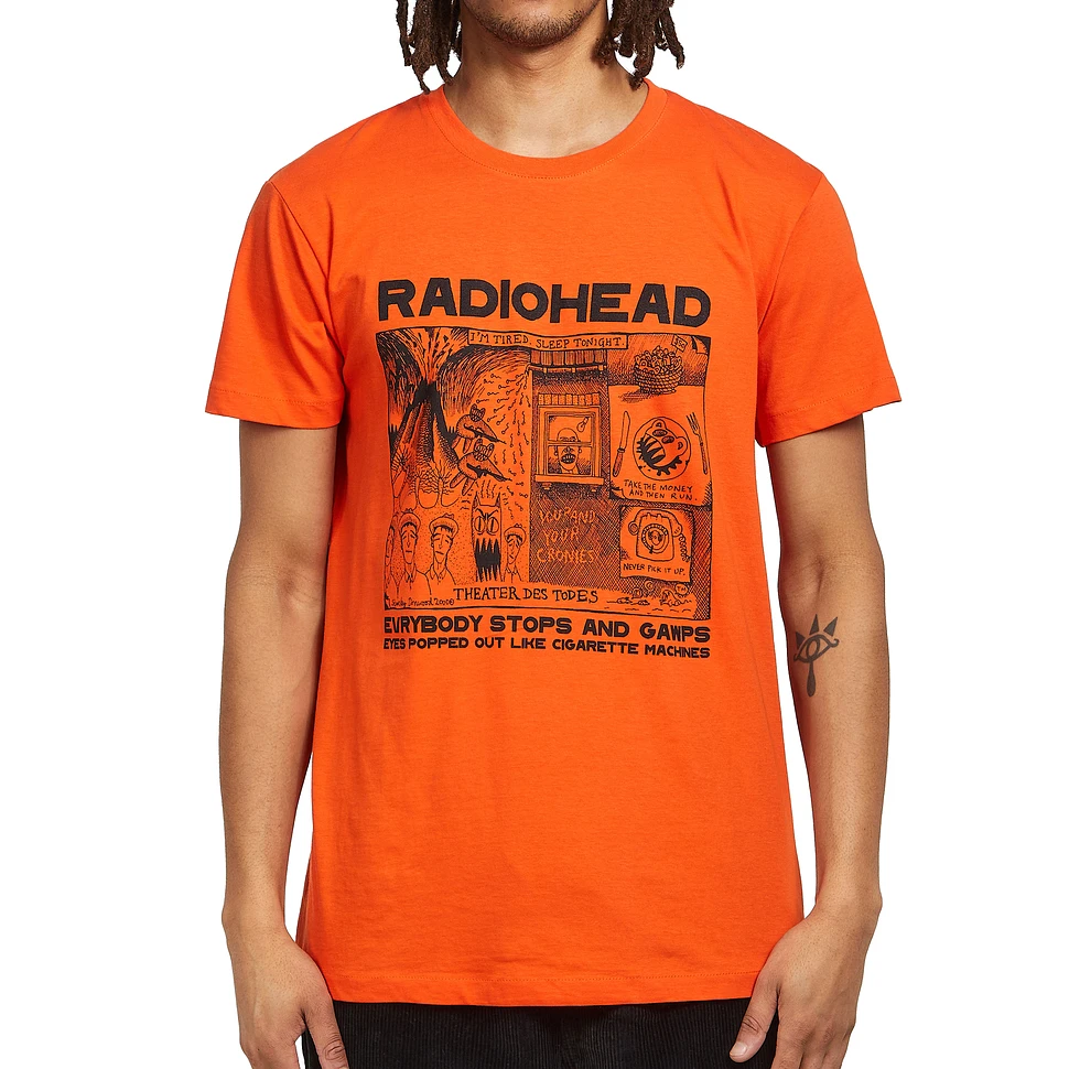 Radiohead - Gawps T-Shirt (Orange) | HHV