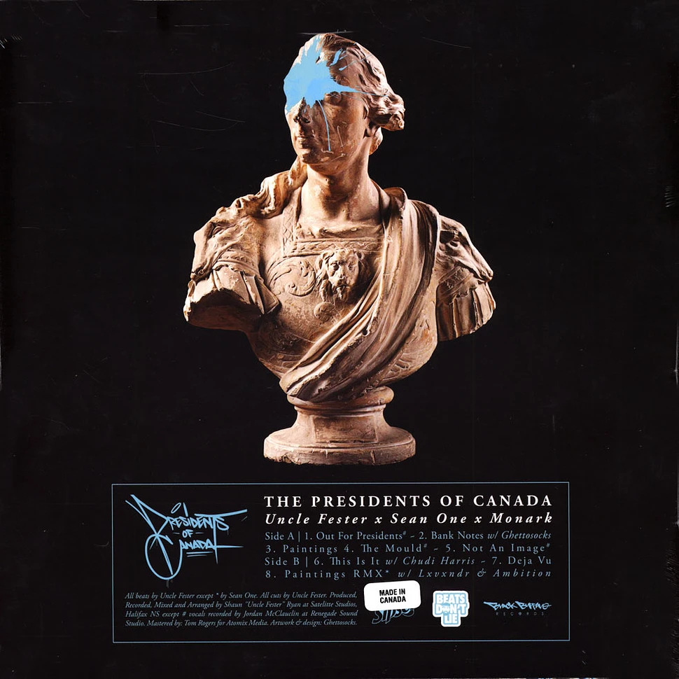 Presidents Of Canada (Sean One X Monark Produced By Uncle Fester) - Presidents Of Canada Blue Vinyl Edition