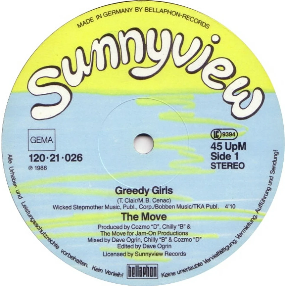 The Move - Greedy Girls