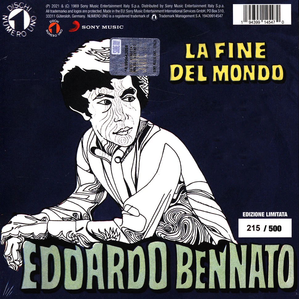 Edoardo Bennato - La Fine Del Mondo / Marylou Blue Vinyl Edition