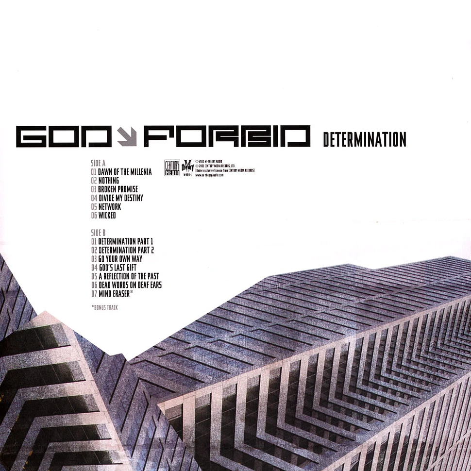 God Forbid - Determination Blue/White Haze Vinyl Edition