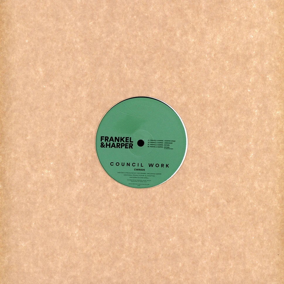 Frankel & Harper - Return EP Al Wootton Remix