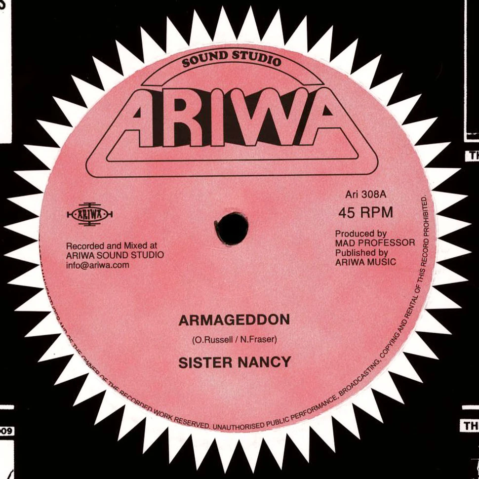 Sister Nancy / Mad Professor - Armageddon, Dub / Runaway Slave, Dub