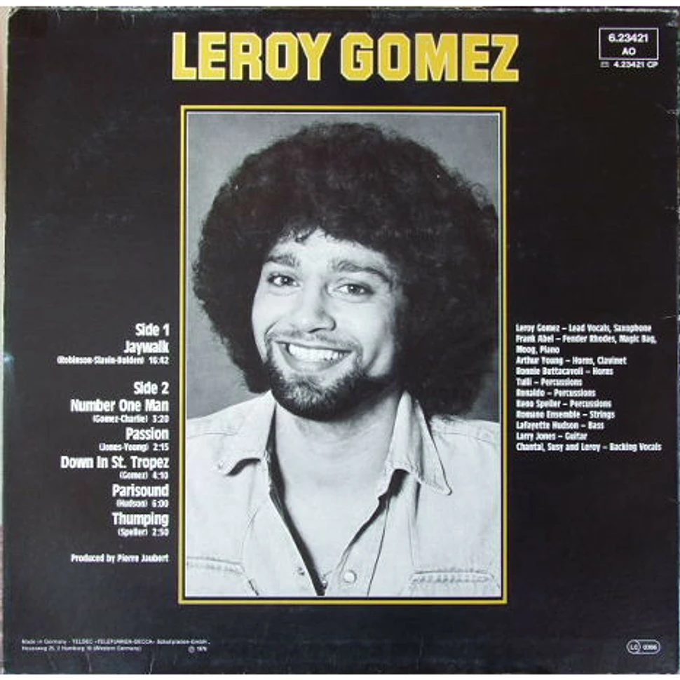 Leroy Gomez - Number One Man