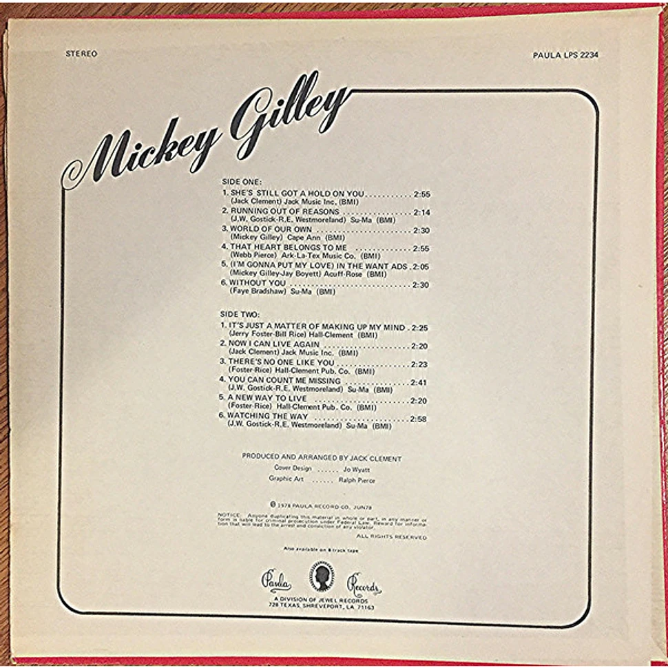 Mickey Gilley - Mickey Gilley