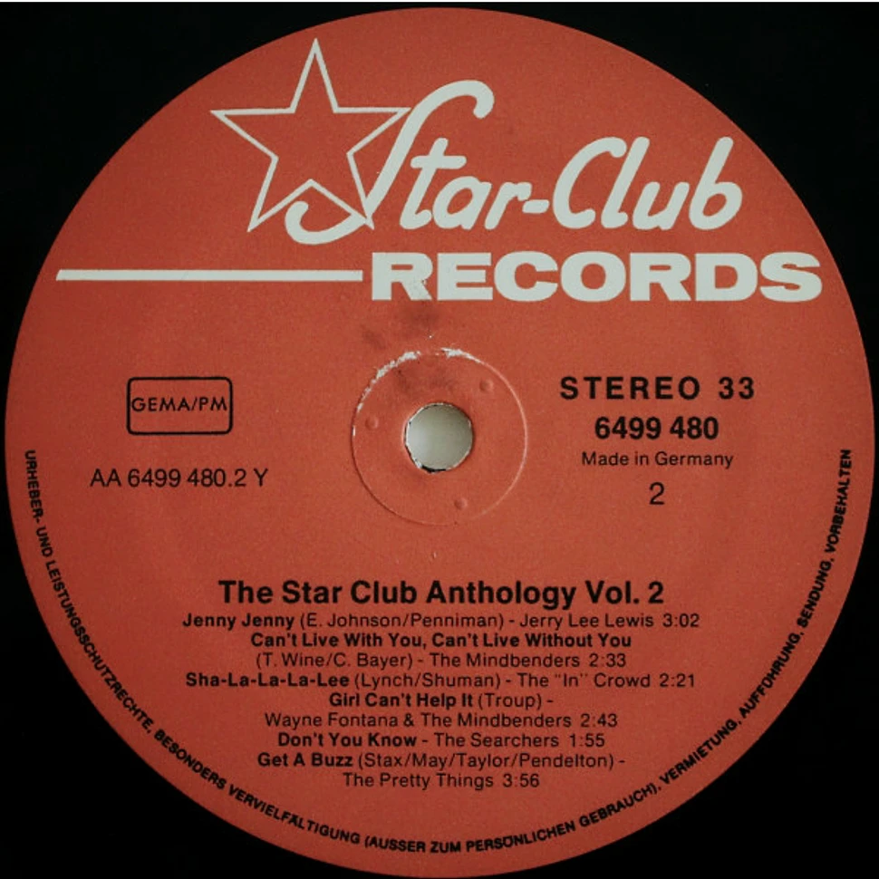 V.A. - The Star Club Anthology Vol. 2