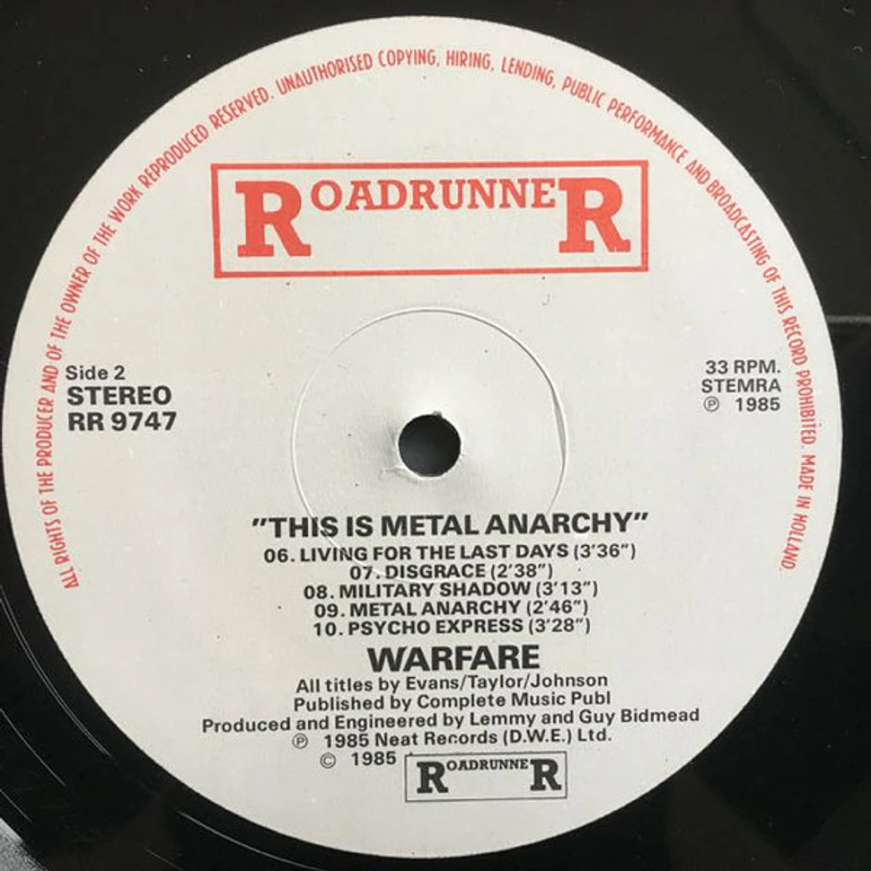 Warfare - Metal Anarchy