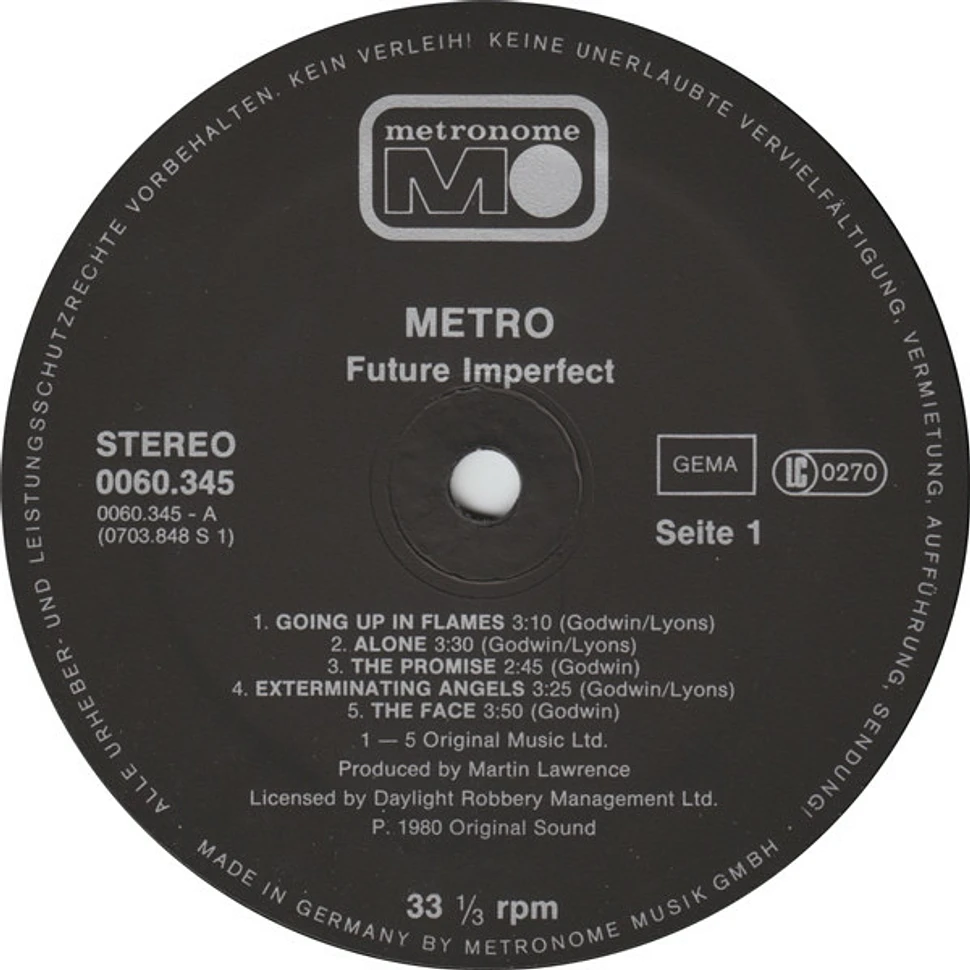 Metro - Future Imperfect