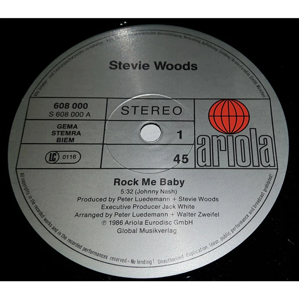 Stevie Woods - Rock Me Baby