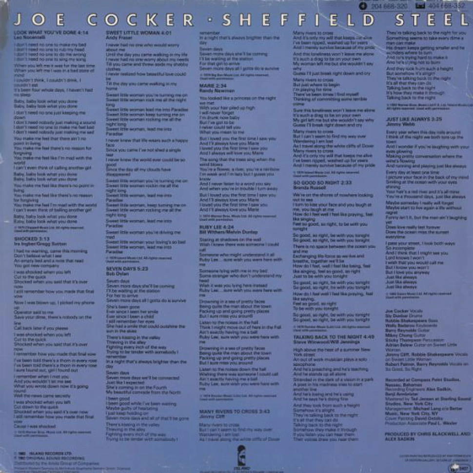Joe Cocker - Sheffield Steel
