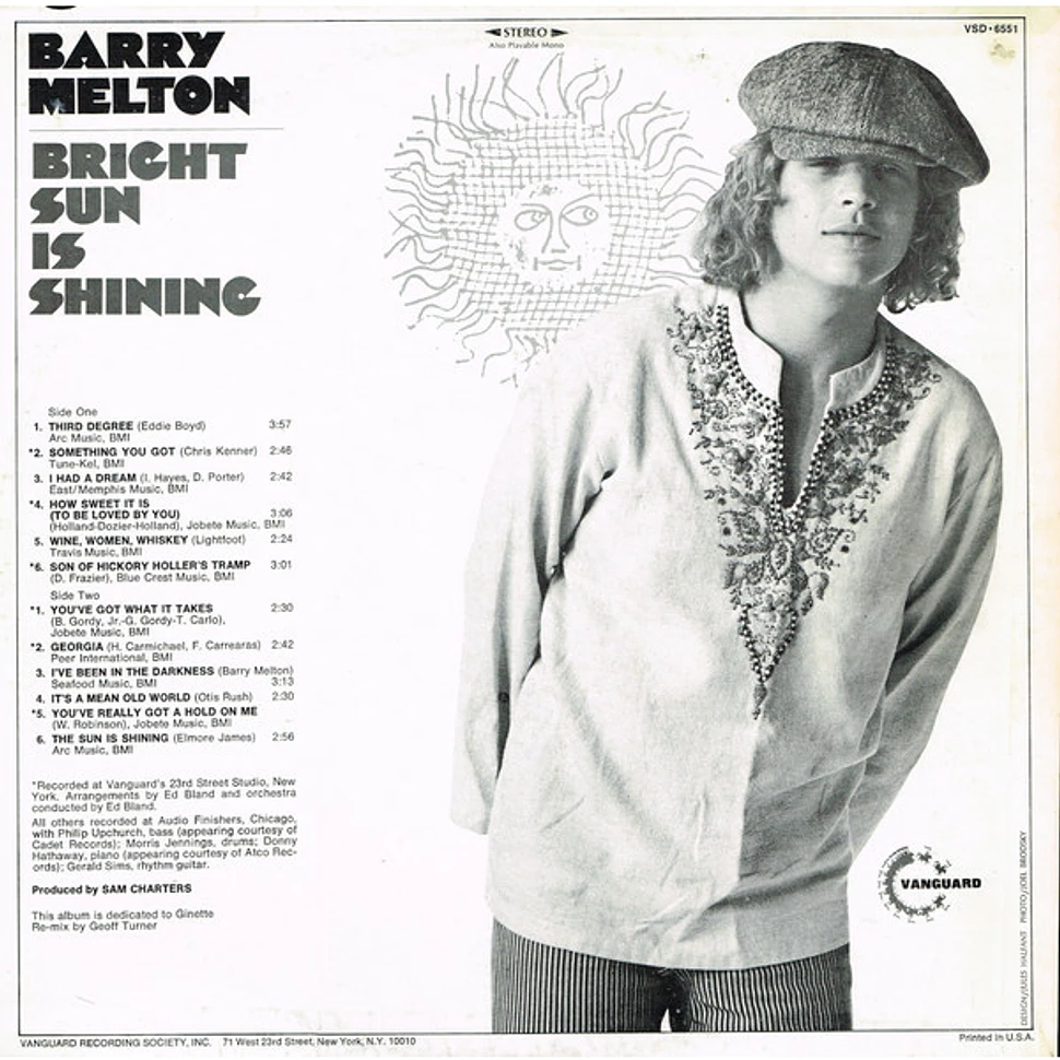 Barry Melton - Bright Sun Is Shining