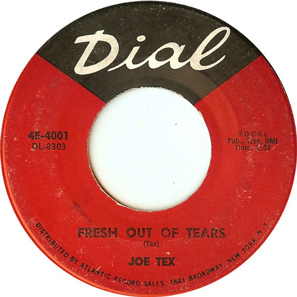 Joe Tex - Hold What You've Got / Fresh Out Of Tears