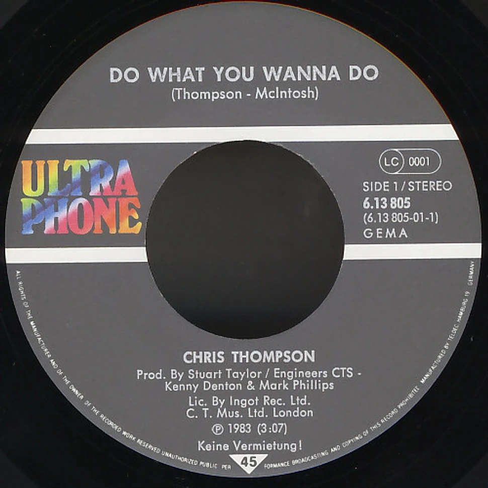 Chris Thompson - Do What You Wanna Do