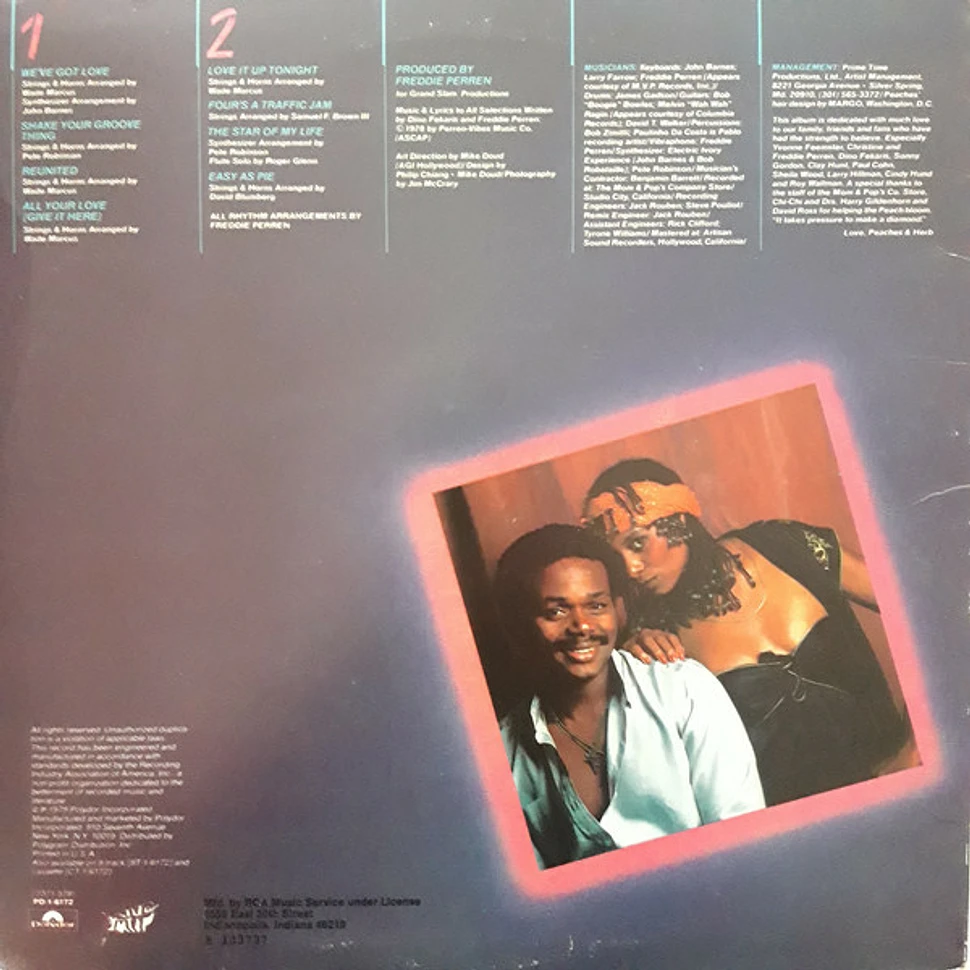 Peaches & Herb - 2 Hot!