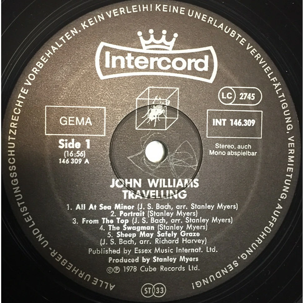 John Williams - Travelling