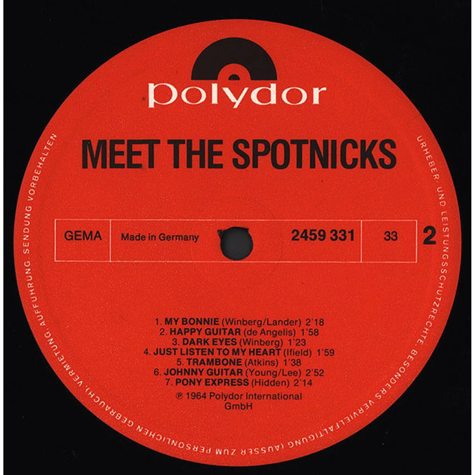 The Spotnicks - Meet The Spotnicks