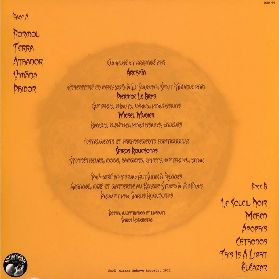 Archaia - Harmonie Solaire Yellow Vinyl Edition