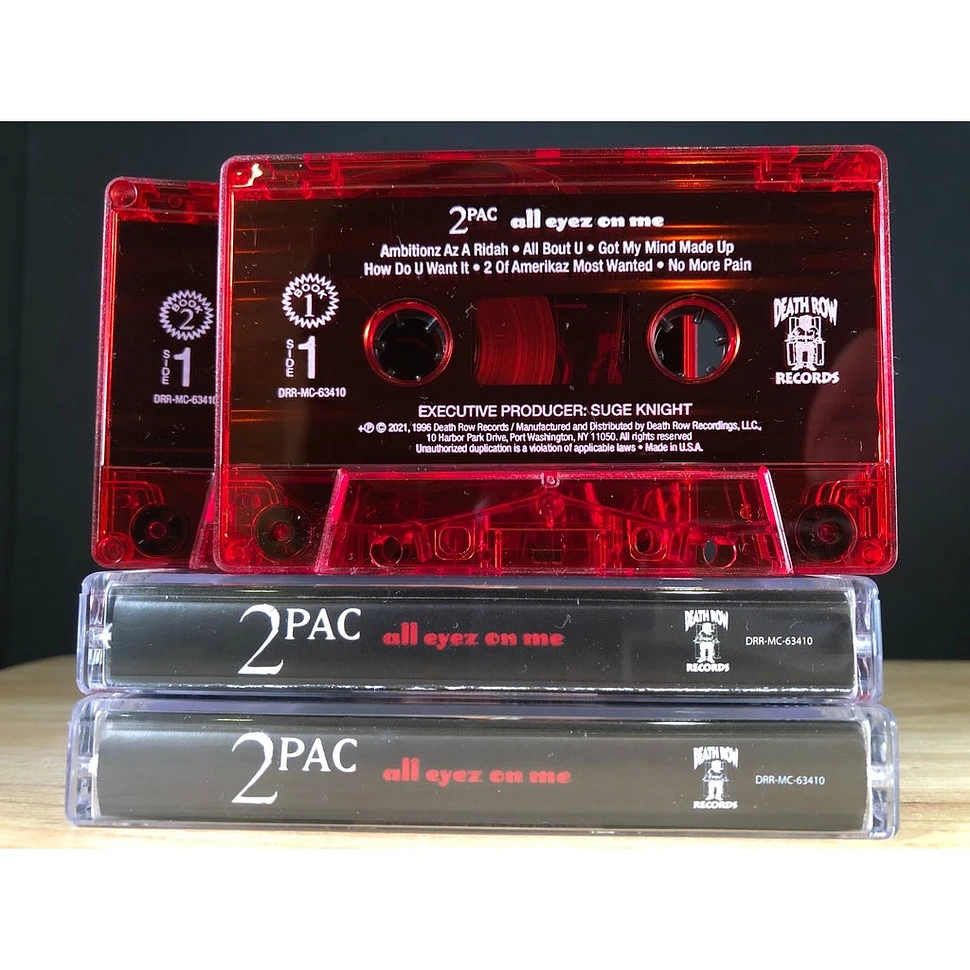 2Pac - All Eyez On Me Translucent Red Tape Edition