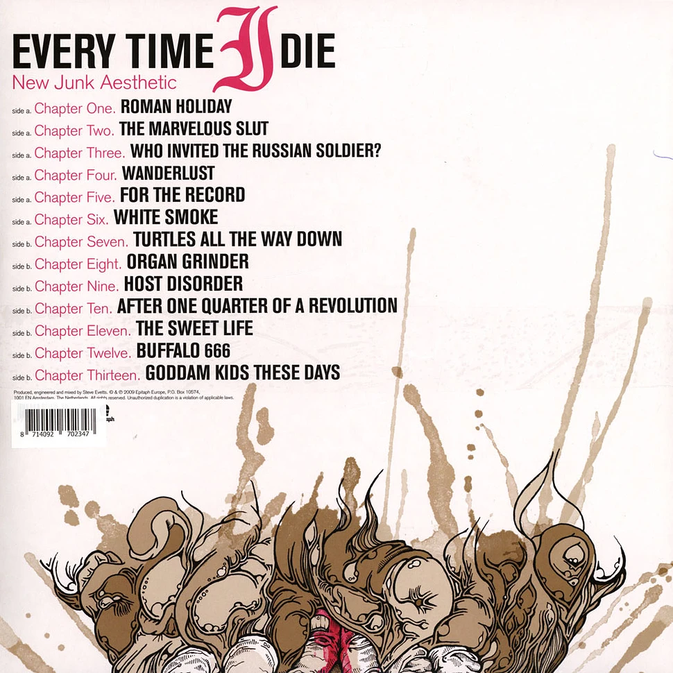 Everytime I Die - New Junk Aesthetic Clear / White Smoke Vinyl Edition