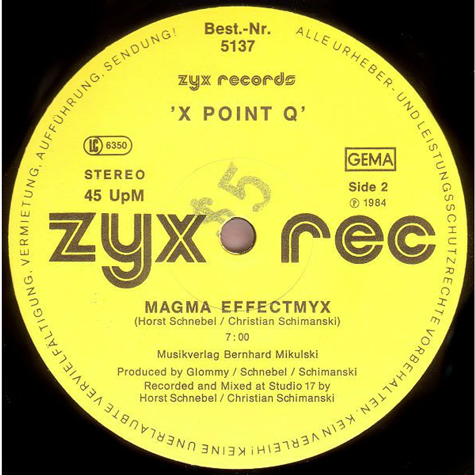 X Point Q - Cosmic Balls / Magma Effectmyx