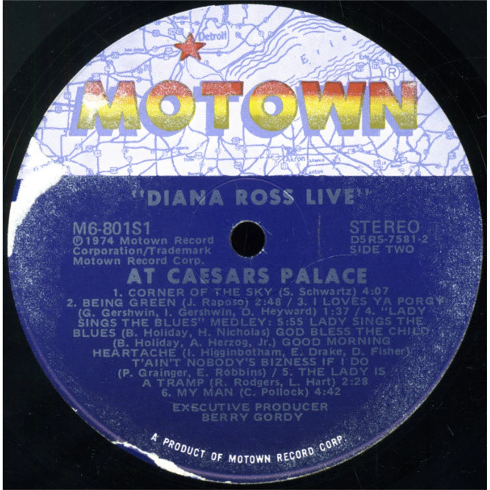 Diana Ross - Diana Ross Live At Caesars Palace