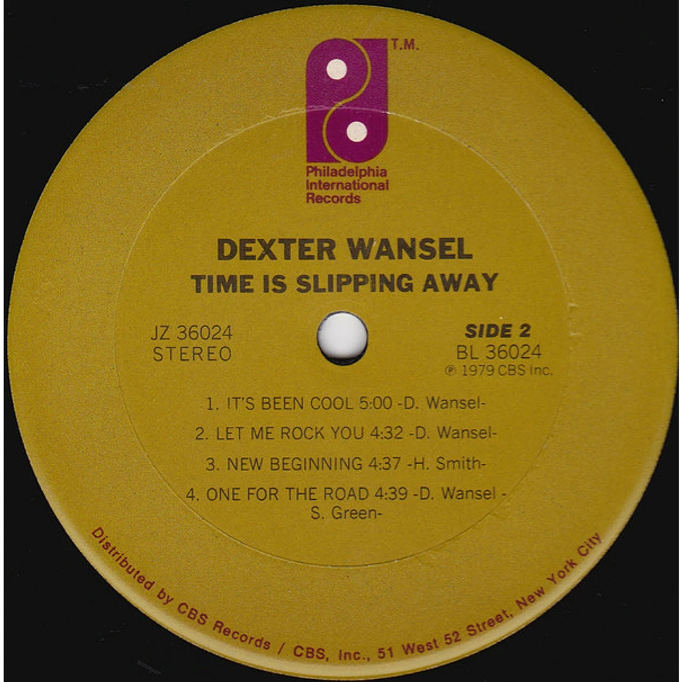 Dexter Wansel - Time Is Slipping Away - Vinyl LP - 1979 - US