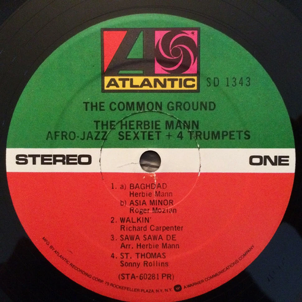 The Herbie Mann Afro-Jazz Sextet + Four Trumpets - The Common Ground