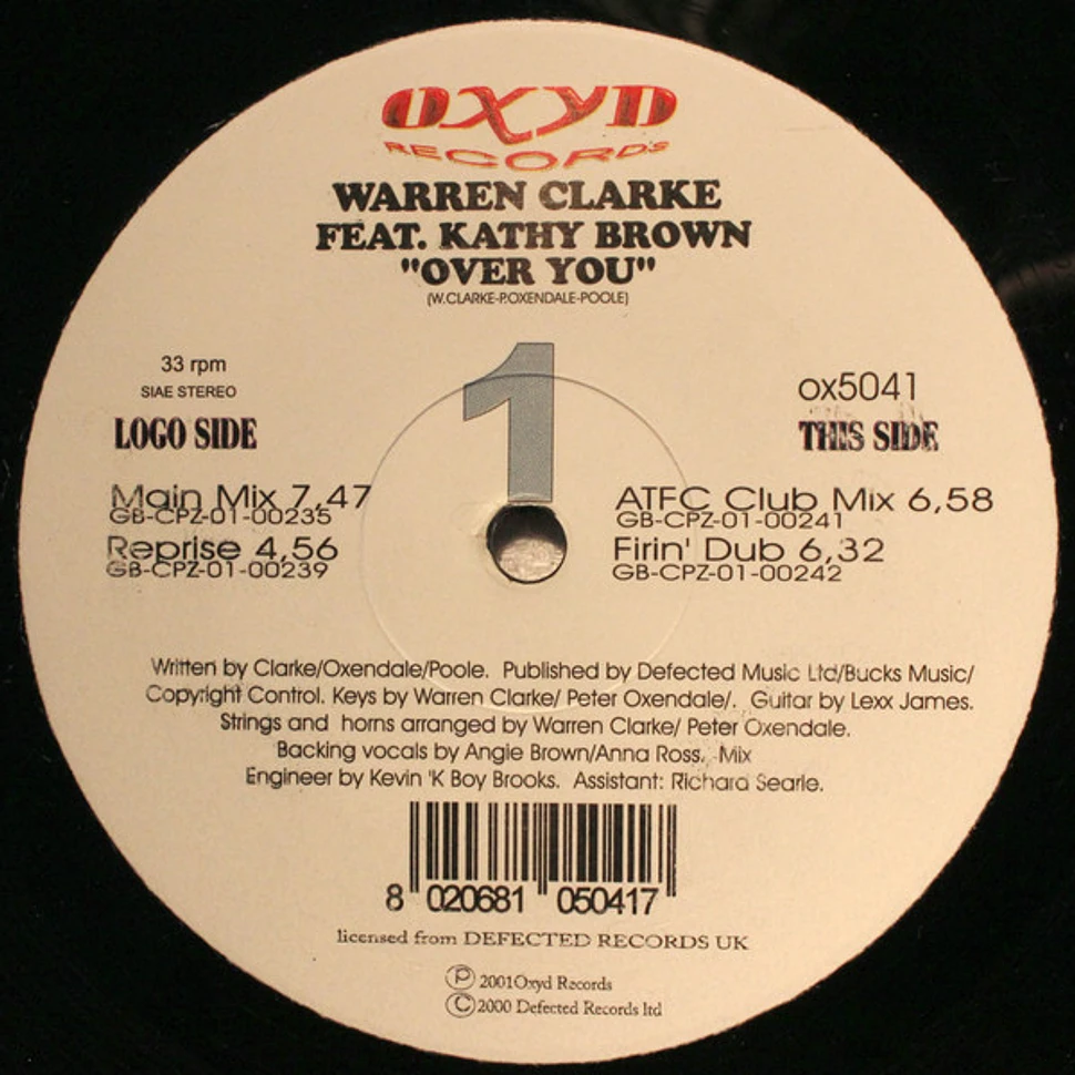 Warren Clarke - Over You (Part 1)