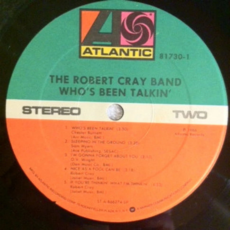 The Robert Cray Band - Who's Been Talkin'