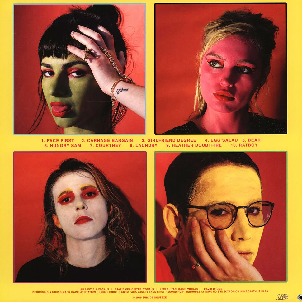 The Paranoyds - Carnage Bargain Yellow Vinyl Edition