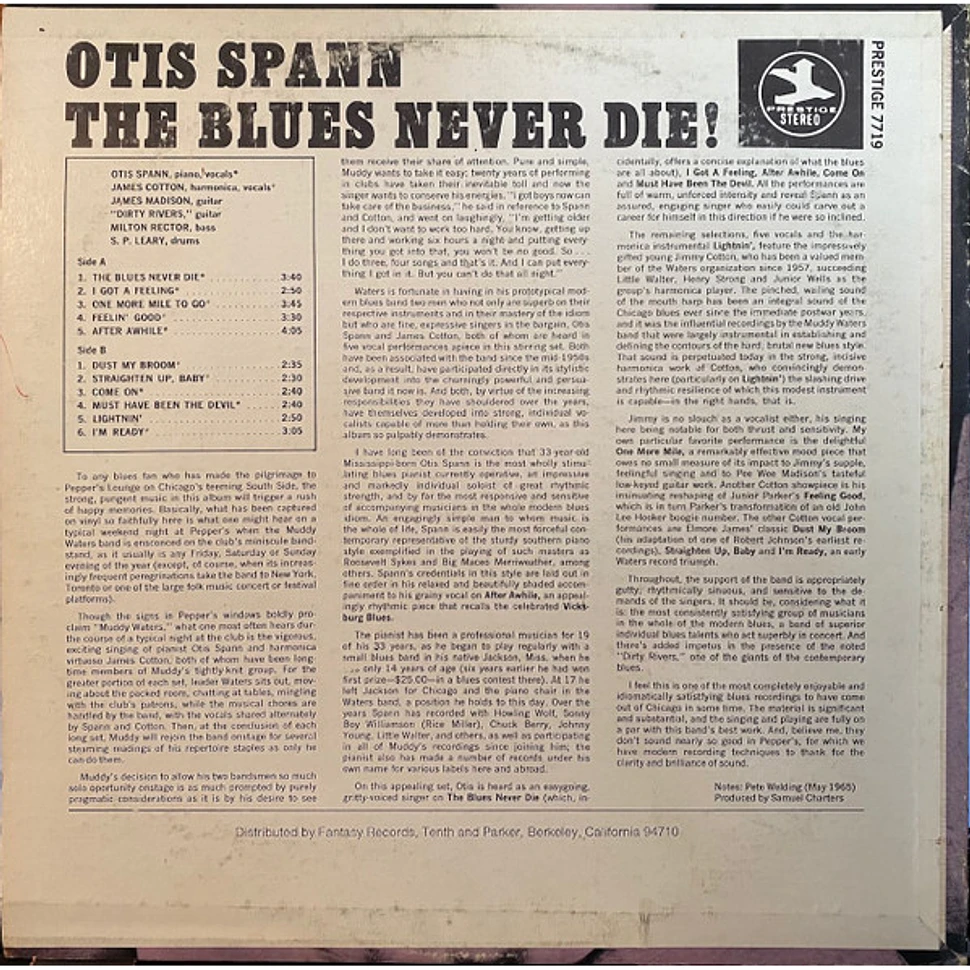 Otis Spann - The Blues Never Die!