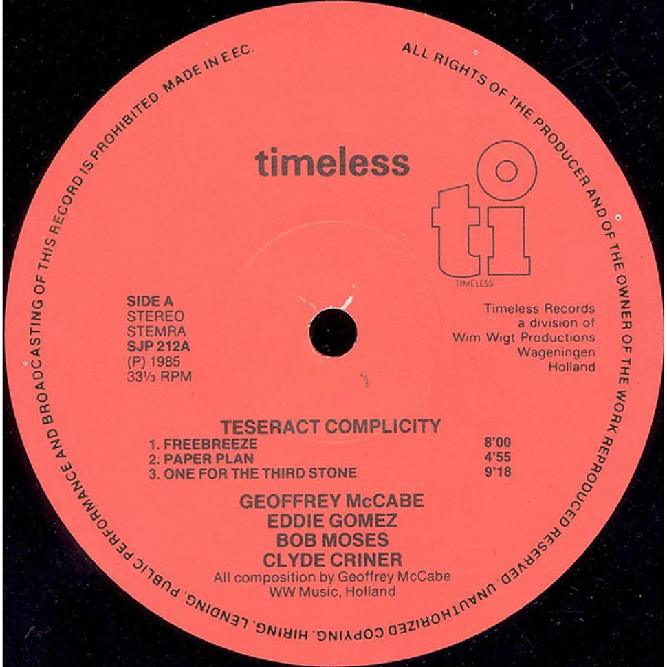 Geoffrey McCabe - Teseract Complicity