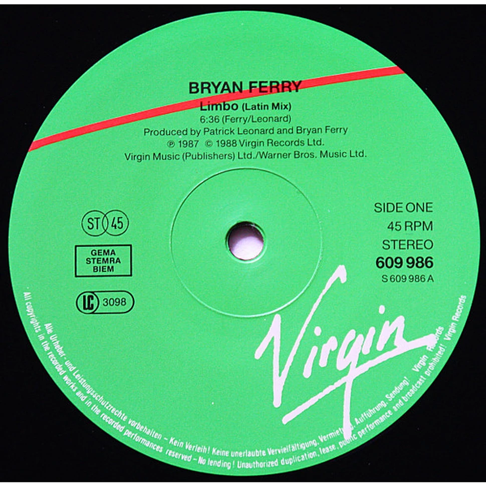Bryan Ferry - Limbo