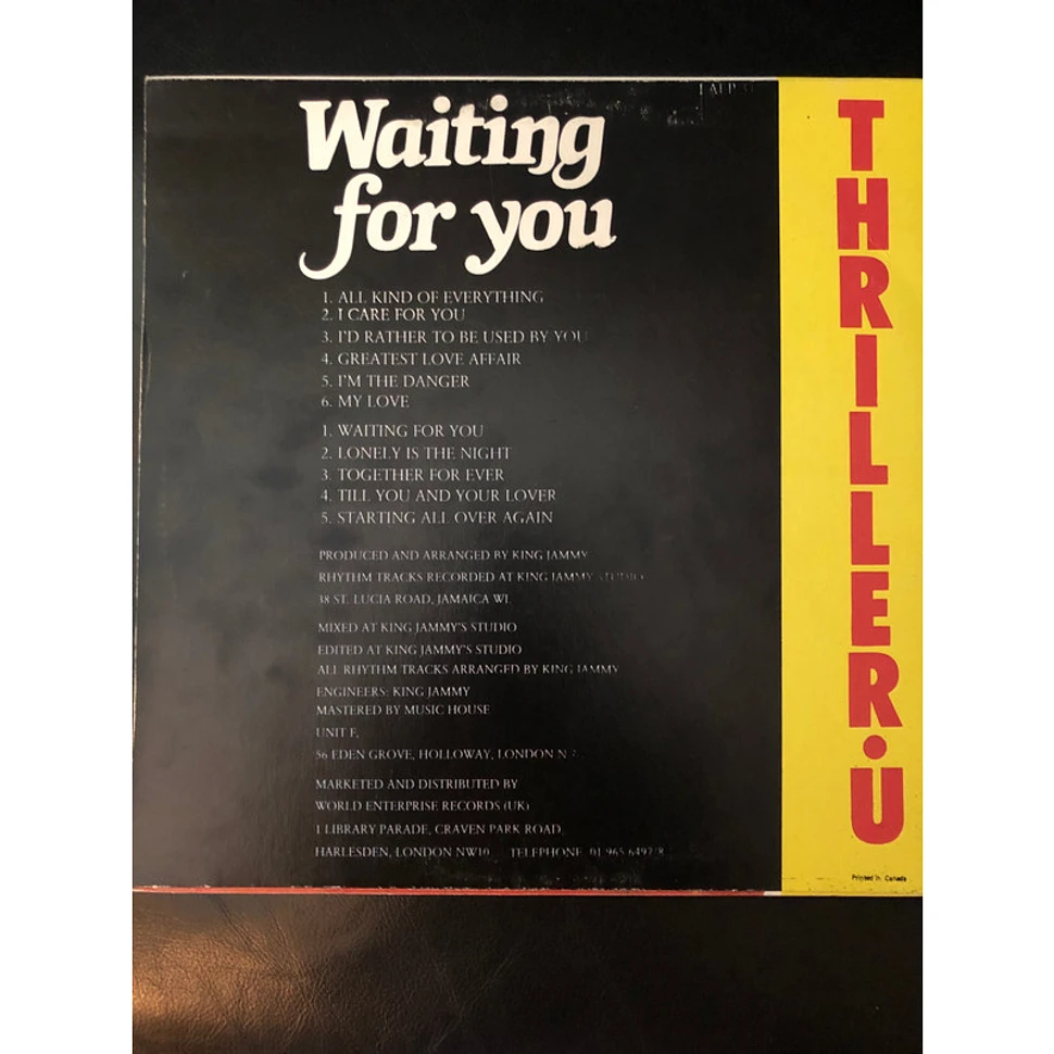 Thriller U - Waiting For You