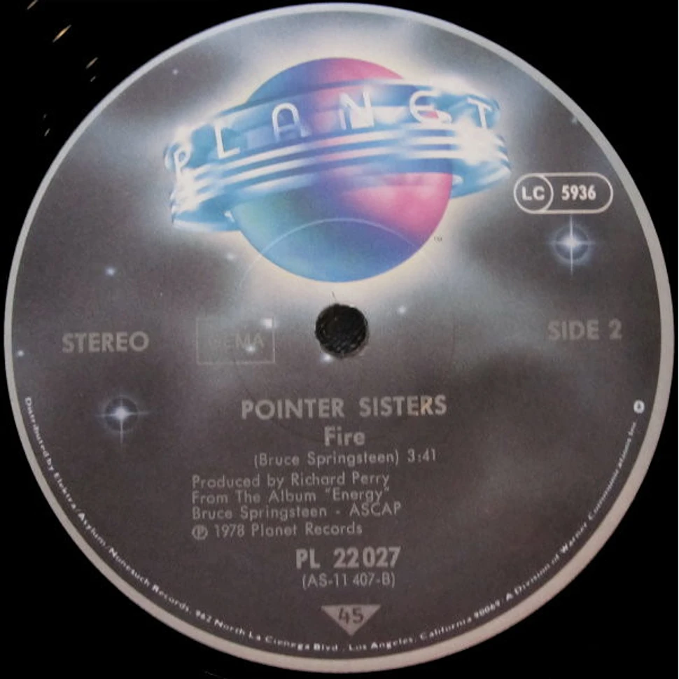 Pointer Sisters - Happiness / Fire